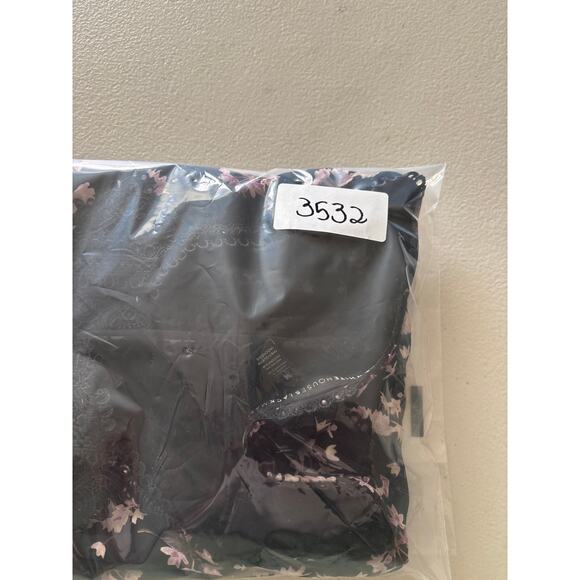 White House Black Market Sleeveless Top Shirt Women Medium Floral Dandelion Lace - Picture 11 of 11